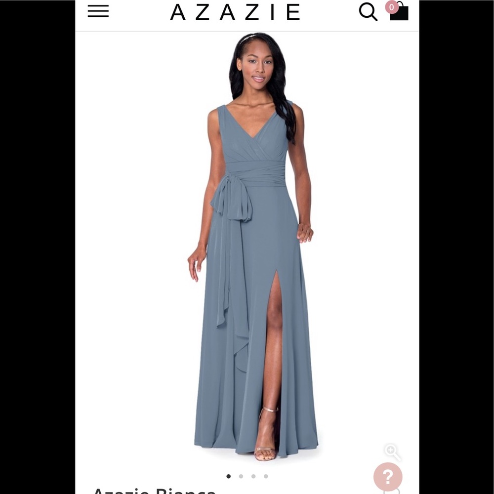 Azazie Dusty Blue Bridesmaid Dress